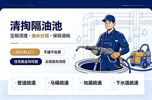 珠海清掏隔油池